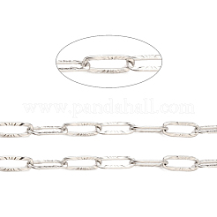 Текстурированные цепочки-скрепки из нержавеющей стали 304 CHS-I009-01P