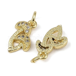 Латунные микро проложить кубического циркония подвески&nbsp;KK-I358-060A-G