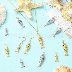 6шт 6 стиля латунные подвески&nbsp;KK-YW0004-59