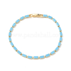 Bracelets de tennis en turquoise synthétique&nbsp;KK-CBA964F-01G-02