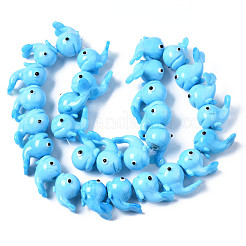 Бусины ручной работы ухабистой бисер нитей LAMP-Q031-010