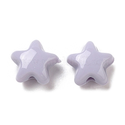 不透明なアクリルビーズ  スター  ライトスチールブルー  11x11.5x7mm  穴：2mm  約1245個/500g&nbsp;OACR-C016-30I