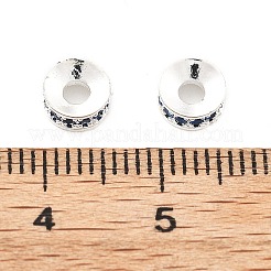 Ottone micro spianare zirconi spacer perline&nbsp;KK-R216-13S-04