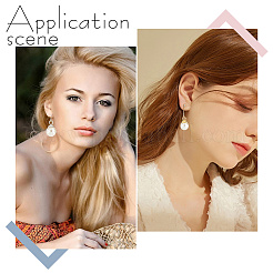 80 шт. 8 подвески из АБС-пластика с имитацией жемчуга FIND-AR0004-15