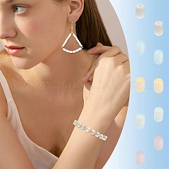 25 г двухцветных стеклянных цилиндрических бусин&nbsp;SEED-YW0003-17