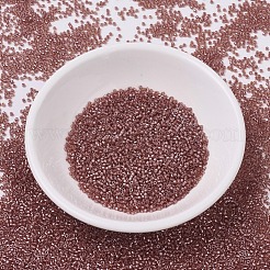 MIYUKIデリカビーズ  シリンダー  日本製シードビーズ  11/0  （db0913)スパークリングサーモンライニングトパーズ  1.3x1.6mm  穴：0.8mm  約2000PCS /ボトル  10 G /ボトル&nbsp;SEED-JP0008-DB0913