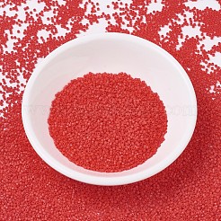 MIYUKIデリカビーズ  シリンダー  日本製シードビーズ  11/0  （db0727)不透明な朱色の赤  1.3x1.6mm  穴：0.8mm  約2000PCS /ボトル  10 G /ボトル&nbsp;SEED-JP0008-DB0727