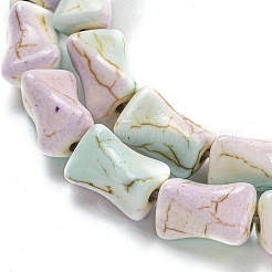 Fili di perline sintetiche color turchese per la cottura&nbsp;G-H060-06D