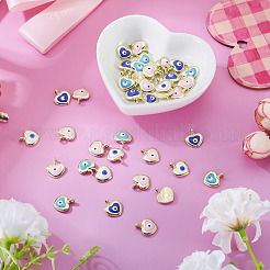 Подвески из эмали из сплава 40 шт.&nbsp;ENAM-PJ0001-16