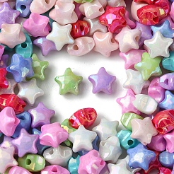 200 шт. Непрозрачные акриловые бусины TACR-FS0001-50