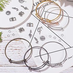 Изготовление регулируемого расширяемого браслета из латуни своими руками&nbsp;DIY-PH0026-21