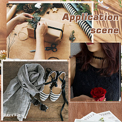 1 рулон кружевной отделки из полиэстера&nbsp;OCOR-MA0001-70A