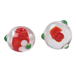 Handgefertigte Bunte Malerei Emaille Perlen&nbsp;LAMP-Z020-04C