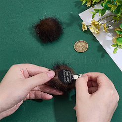 Schnallenclip aus Kunstnerz für Schuhe&nbsp;AJEW-WH0248-670C