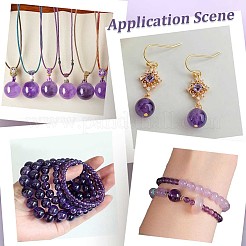Natürliche Amethyst-Perlenstränge der Güteklasse B&nbsp;G-PA0002-59D