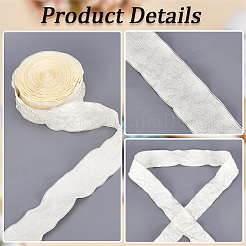 Rubans fleur de polyester&nbsp;SRIB-WH20020-053B-02