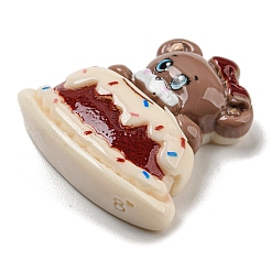 Рождественский thene из непрозрачной смолы декодирует кабошоны&nbsp;RESI-B022-01B