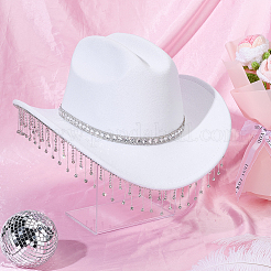 Chapeau de cowboy en feutre pour hommes&nbsp;DIY-WH0077-118