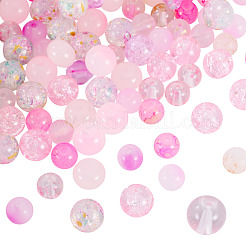 80 г прозрачных стеклянных бусин&nbsp;DGLA-TA0001-47E