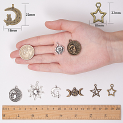 Сплавочные подвески тибетского стиля&nbsp;DIY-SC0006-92