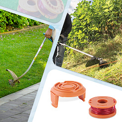 5 шт. сменные катушки для лески триммера WA0010 с колпачком для триммера Worx&nbsp;FIND-TAC0011-128E