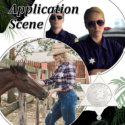 12 шт. пластиковых кабошонов в форме гексаграммы AJEW-MA0001-18S