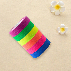 6 шт. хлопковая флуоресцентная клейкая лента&nbsp;AJEW-WH20006-267