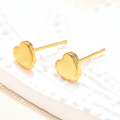 Серьги-гвоздики из нержавеющей стали 304 EJEW-P262-01G