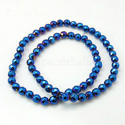 Non magnetici perle ematite sintetico fili&nbsp;G-C018-6mm