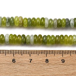 Природного нефрита Xiuyan бисер нитей G-L624-H05-6x2mm