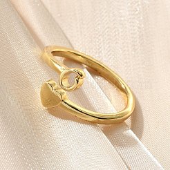 Bagues de manchette en laiton pour femmes&nbsp;RJEW-U044-O