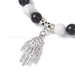 Латунный брелок-скелет на руку на Хэллоуин BJEW-TA00683