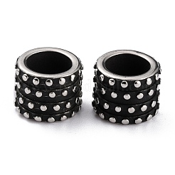 Европейские бусины из нержавеющей стали 304 STAS-B011-10AS