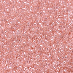 MIYUKIデリカビーズ  シリンダー  日本製シードビーズ  11/0  （db0106)シェルピンク光沢  1.3x1.6mm  穴：0.8mm  約2000PCS /ボトル  10 G /ボトル&nbsp;SEED-JP0008-DB0106