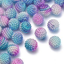 50 шт. Искусственный жемчуг акриловые бусины&nbsp;OACR-YW0001-11G