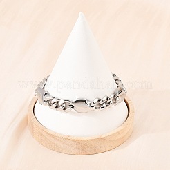 Браслеты из кубинской цепочки из нержавеющей стали 304&nbsp;BJEW-G766-02P