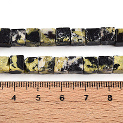 Бусы из натуральной желтой бирюзы (яшмы) G-T140-40