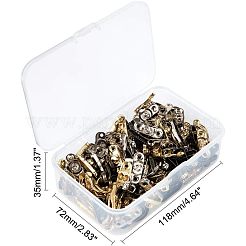 Железо деревянный ящик замок уловах застежками IFIN-OC0001-01