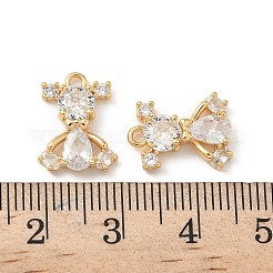 Латунные микро проложить кубического циркония подвески&nbsp;KK-C099-08G-02