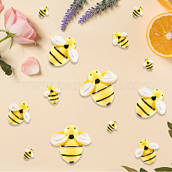 60шт 5 стиля непрозрачные кабошоны из смолы&nbsp;CRES-CP0001-08