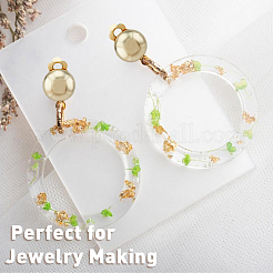 16шт 2 цвета латунные клипсы для серег KK-DC0002-23