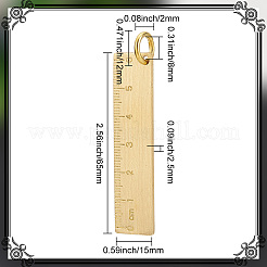 Латунные большие кулоны&nbsp;KK-WH0062-69G