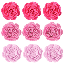 1 комплект самоклеящейся нетканой ткани с розами&nbsp;DIY-SC0032-32B