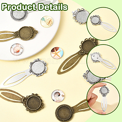 Наборы для изготовления плоских круглых закладок своими руками&nbsp;DIY-SC0032-07B