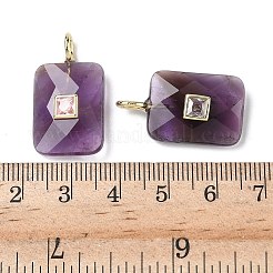 Подвески из натурального аметиста &nbsp;G-I391-03G-02