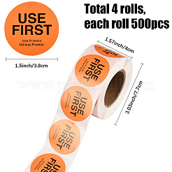 500 Stück Papier-Klebeetikettenaufkleber&nbsp;STIC-WH20010-25F