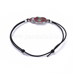 Bracciali a cordino elastico regolabili&nbsp;BJEW-JB05282-M