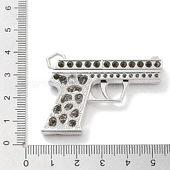 Подвески из сплава и страза&nbsp;ALRI-S001-14B-P