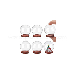6 Uds cubierta de cúpula de vidrio&nbsp;AJEW-NB0006-21A