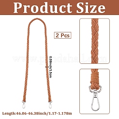 2 sangle mobile en cuir synthétique torsadé&nbsp;FIND-CP0003-73A